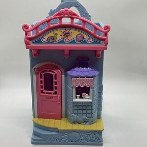 Vintage Fisher-Price Blue, Pink & Purple Sweet Streets Seaside Play Shop